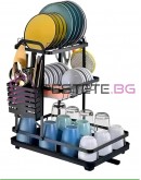 Сушилник за мивка 3 етажа с канал за оттичане